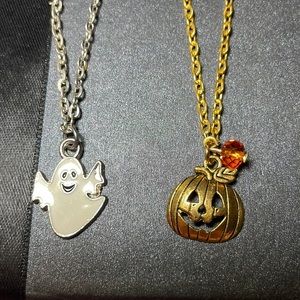 10” Anklets with Ghost & Pumpkin